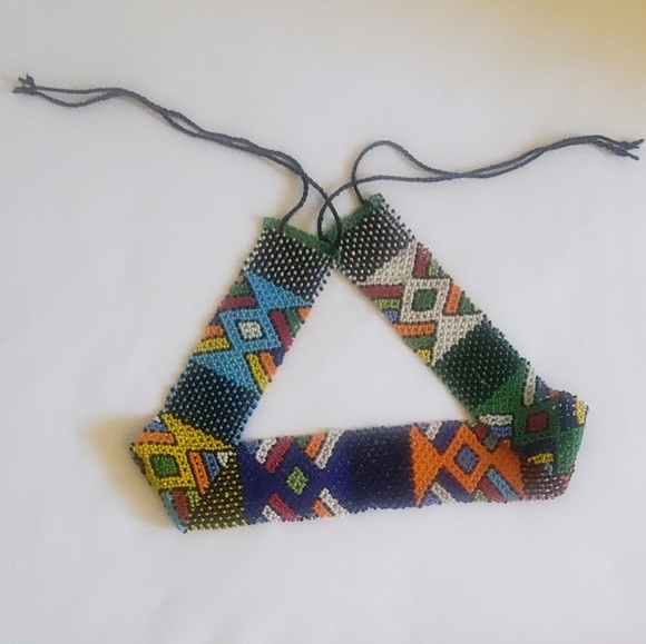 Massai Beaded Women Waist Belt - Picture 7 of 10